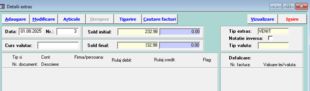 Antet extras și notare inversă