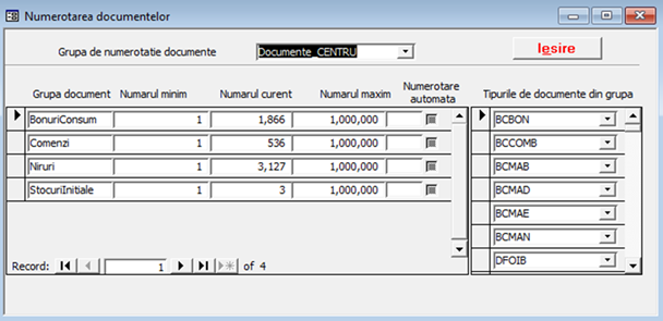 Numerotație documente