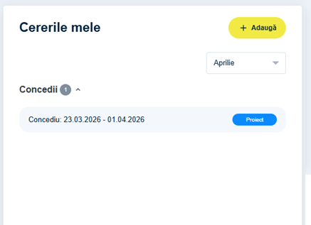 Imagine cererile mele