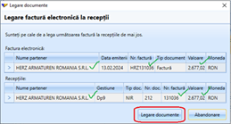 Corelare manuală - selectare și legare